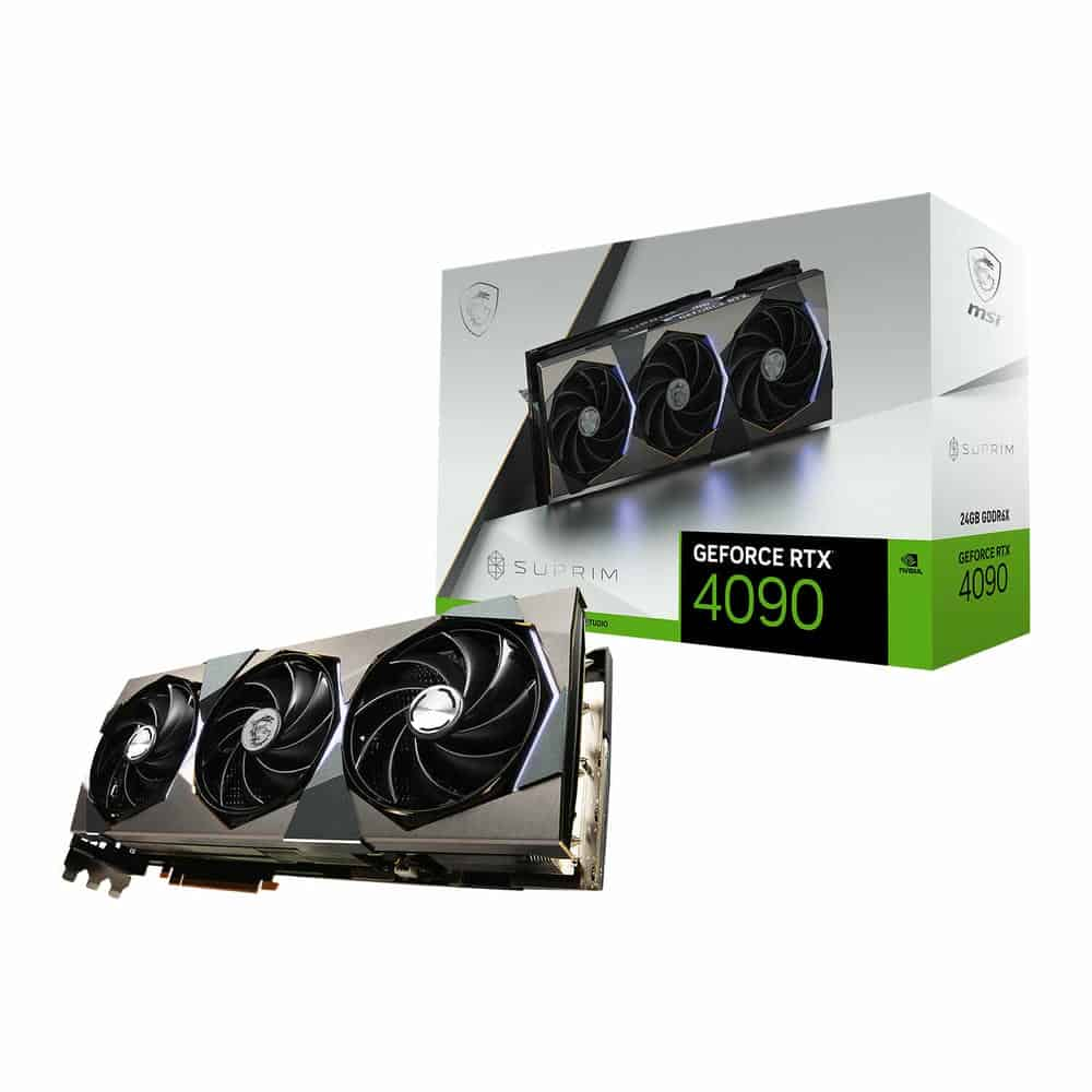 MSI NVIDIA GeForce RTX 4090 24GB SUPRIM X Ada Lovelace Graphics Card